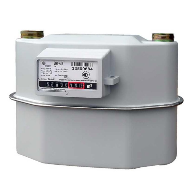 Поверка счетчиков газа бытовых ВК G6